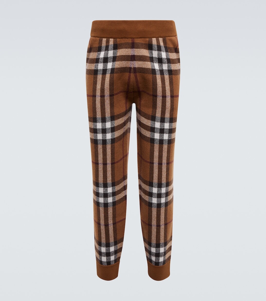 

Кашемировые брюки в клетку Burberry, коричневый