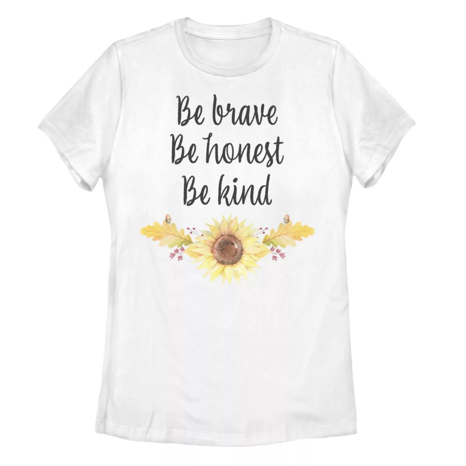 Детская футболка Be Brave Honest Kind с рисунком детская футболка be kind 116 белый