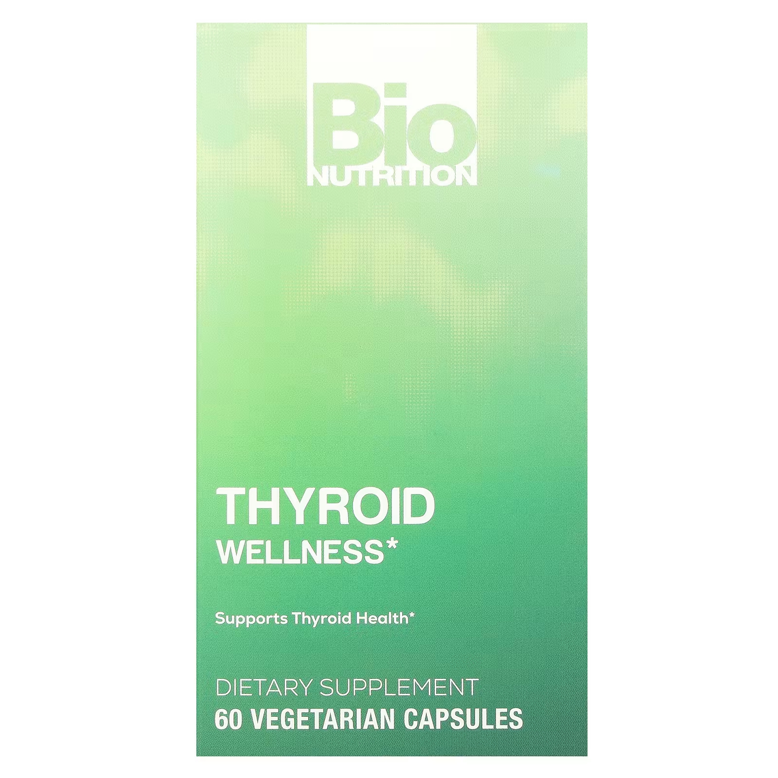 Thyroid Wellness 60 вегетарианских капсул Bio Nutrition bio nutrition здоровье сна с экстрактом дикого салата 60 вегетарианских капсул