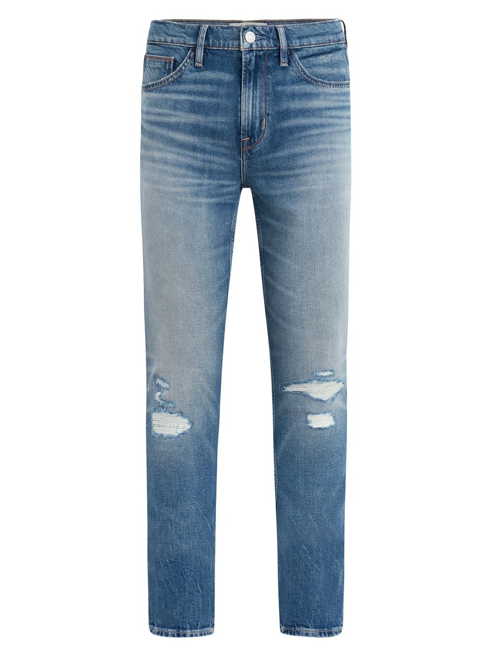 

Джинсы скинни Axl с эффектом потертости Hudson Jeans, красный