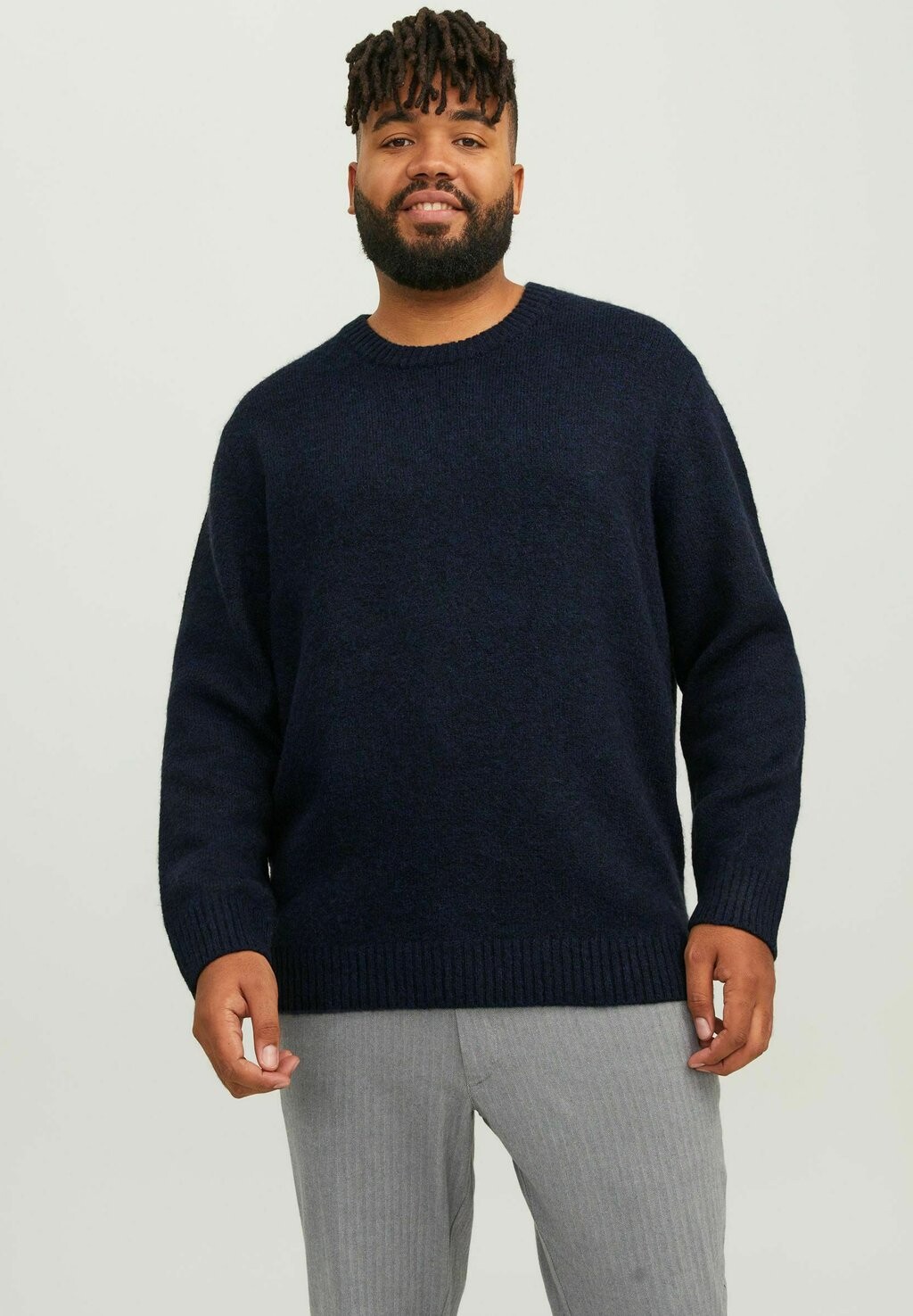 

Свитер КРУГЛЫЙ ВЫРЕЗ Jack & Jones, полное затмение