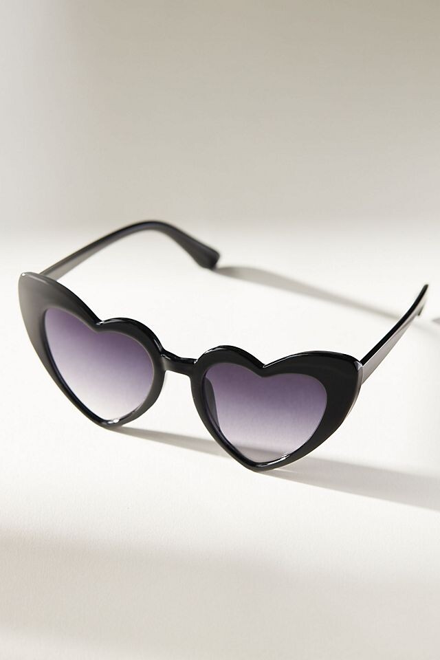 

Очки солнцезащитные Eyeking в форме сердца, черный