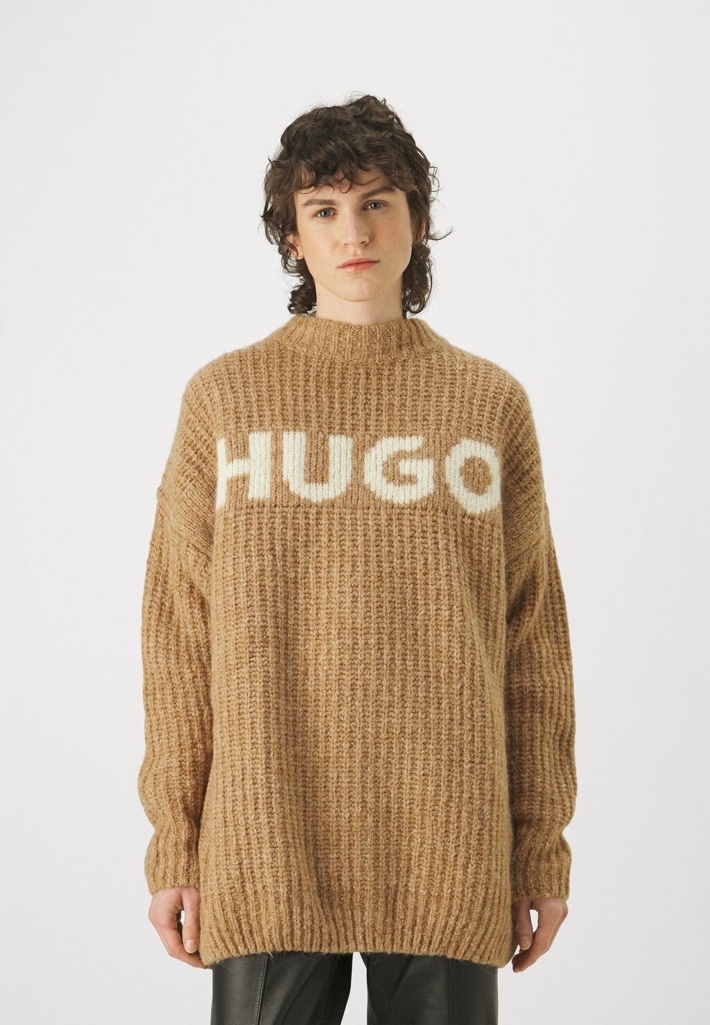 

Свитер Slogues HUGO, цвет open brown