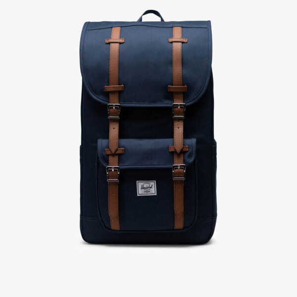 синий рюкзак classic xl supply herschel синий Рюкзак little america из переработанного полиэстера Herschel Supply Co, синий