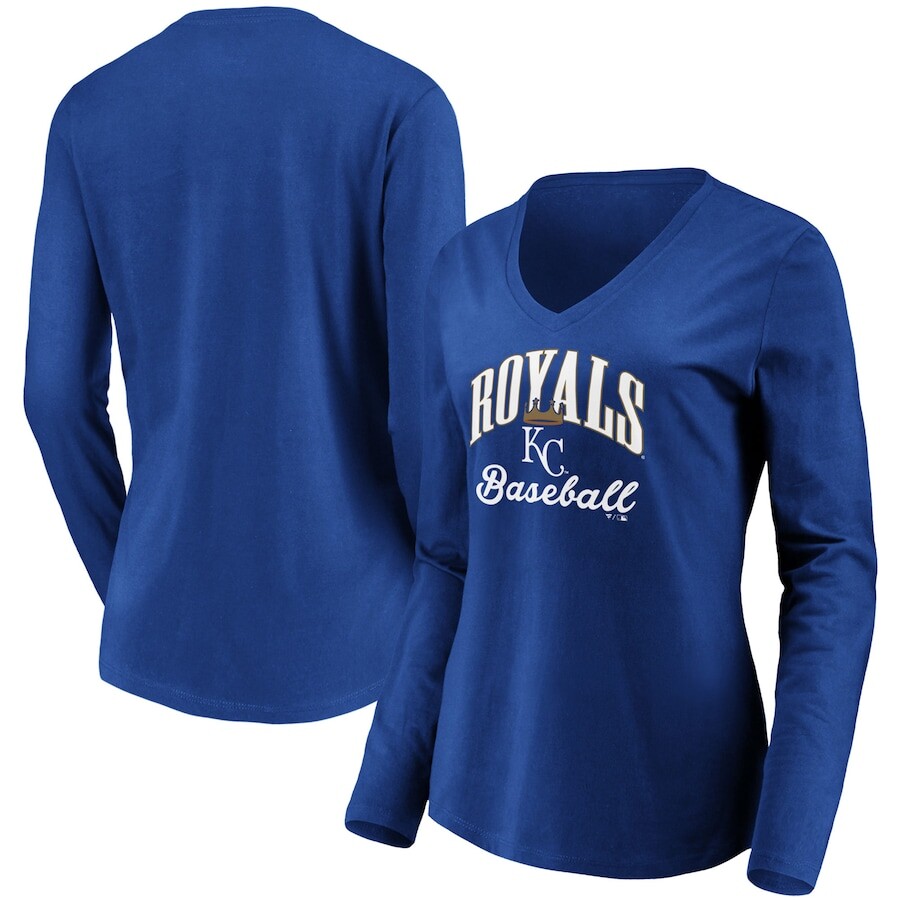 

Футболка с длинным рукавом Fanatics Branded Kansas City Royals, роял