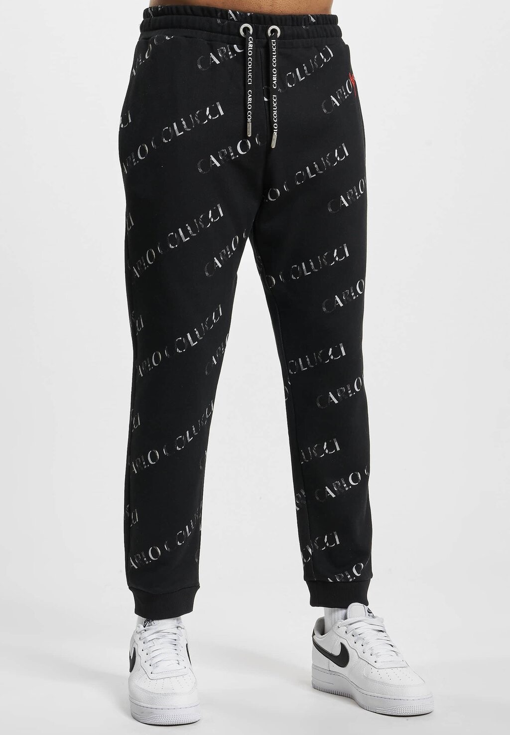 

Спортивные брюки Allover Logo Carlo Colucci, черный