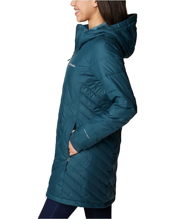 

Куртка Columbia Heavenly Long Hooded Jacket, цвет Night Wave