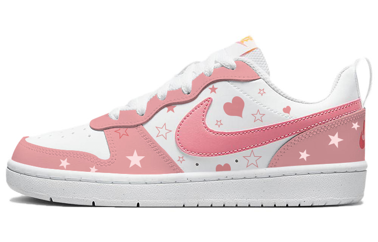 

Кроссовки Nike Skateboarding Shoes Women's Low-top White/pink, розовый