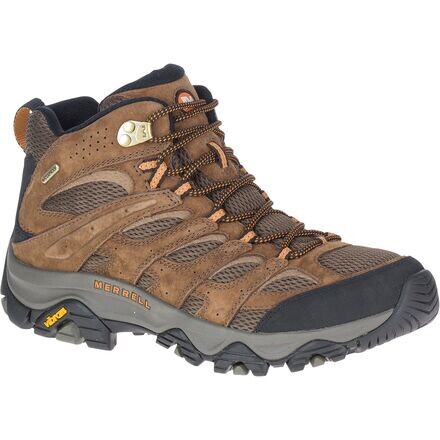 

Водонепроницаемые походные ботинки Moab 3 Mid, широкие мужские Merrell, цвет Earth
