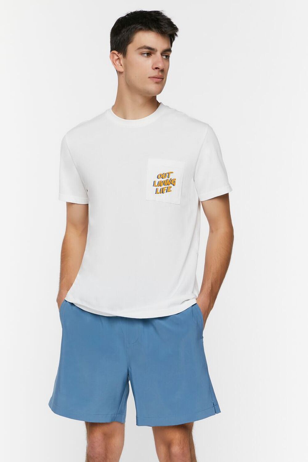 

Повседневные шорты на шнурке Forever 21, синий