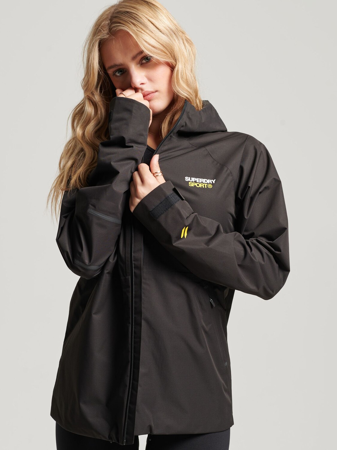 

Водонепроницаемая куртка Superdry, черная, Черный
