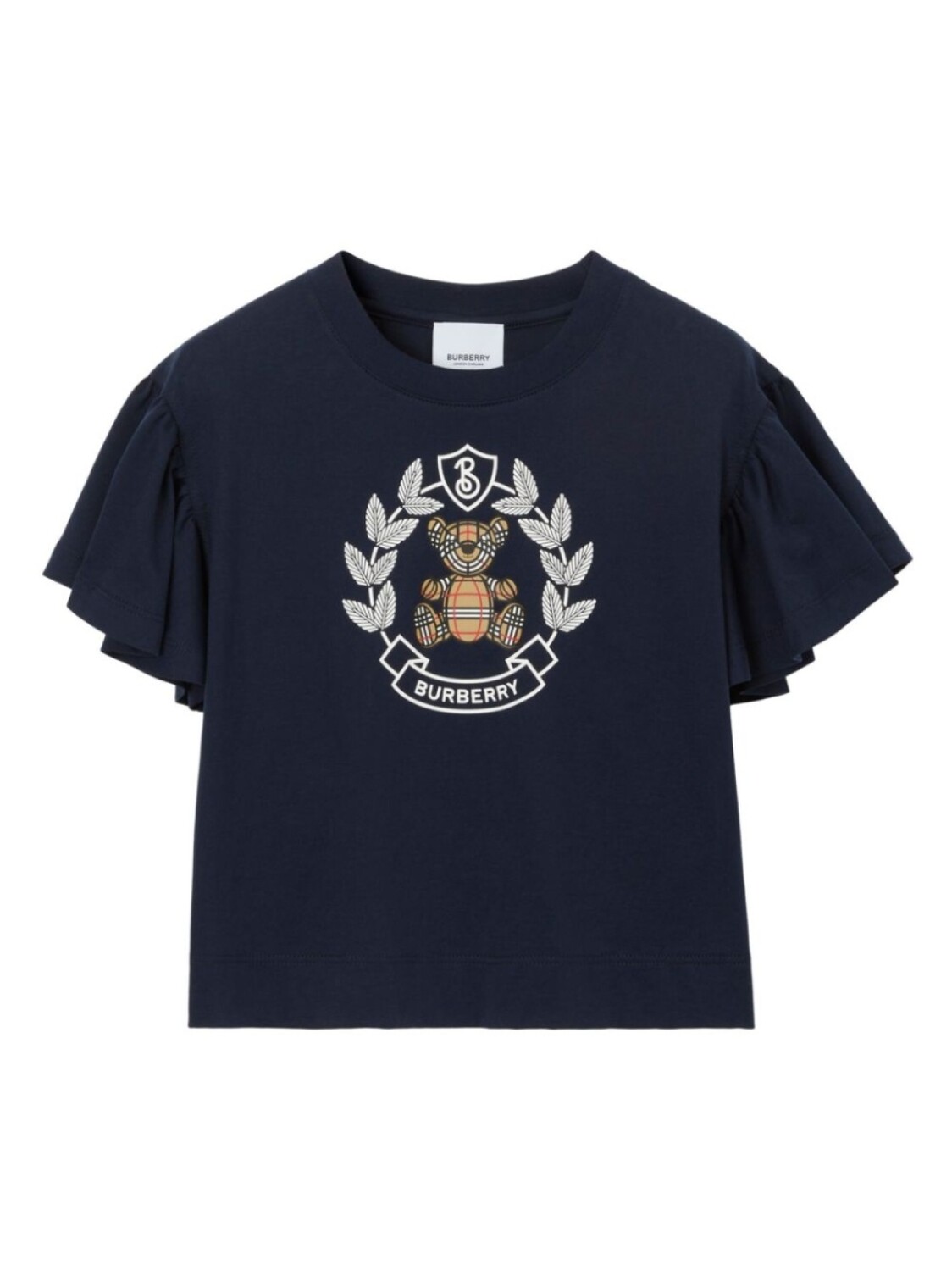 

Burberry Kids футболка с принтом Thomas Bear, синий