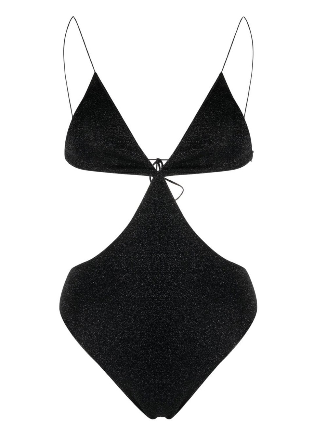 

Oséree Lumière cut-out swimsuit, черный