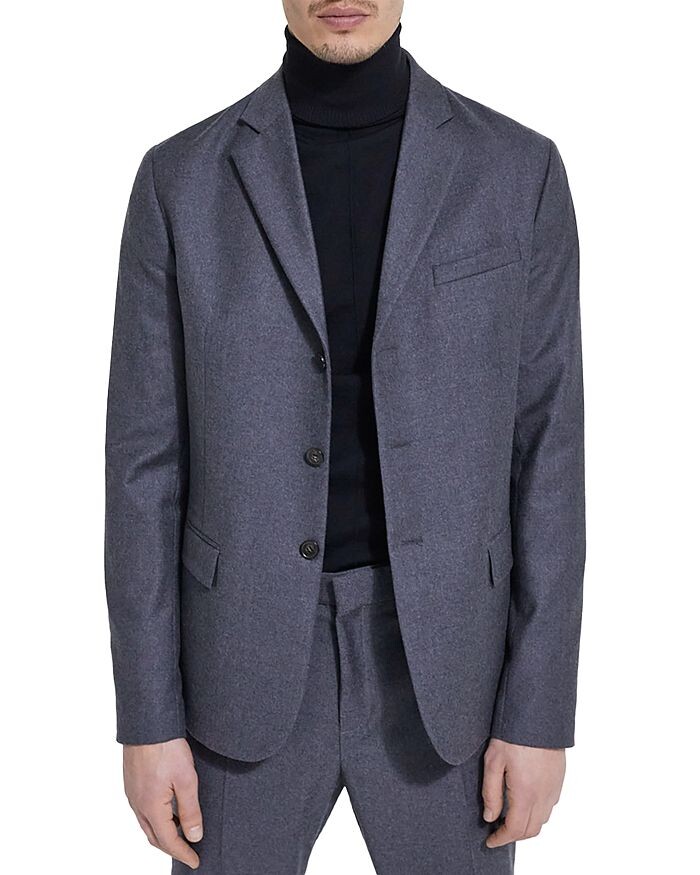 

Бордовый пиджак из шерстяной фланели The Kooples