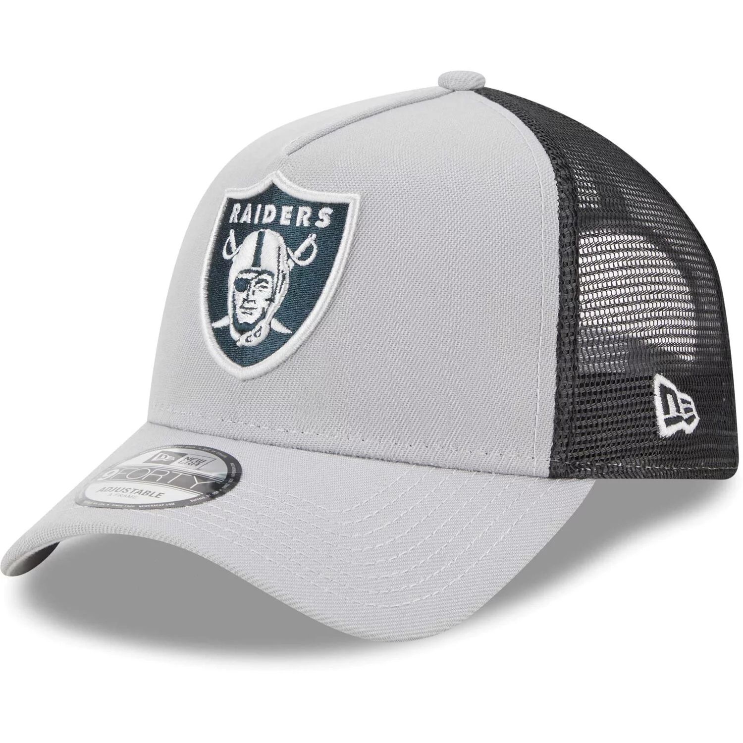 

Мужская серая кепка New Era Las Vegas Raiders Repreve Redux 9FORTY Snapback