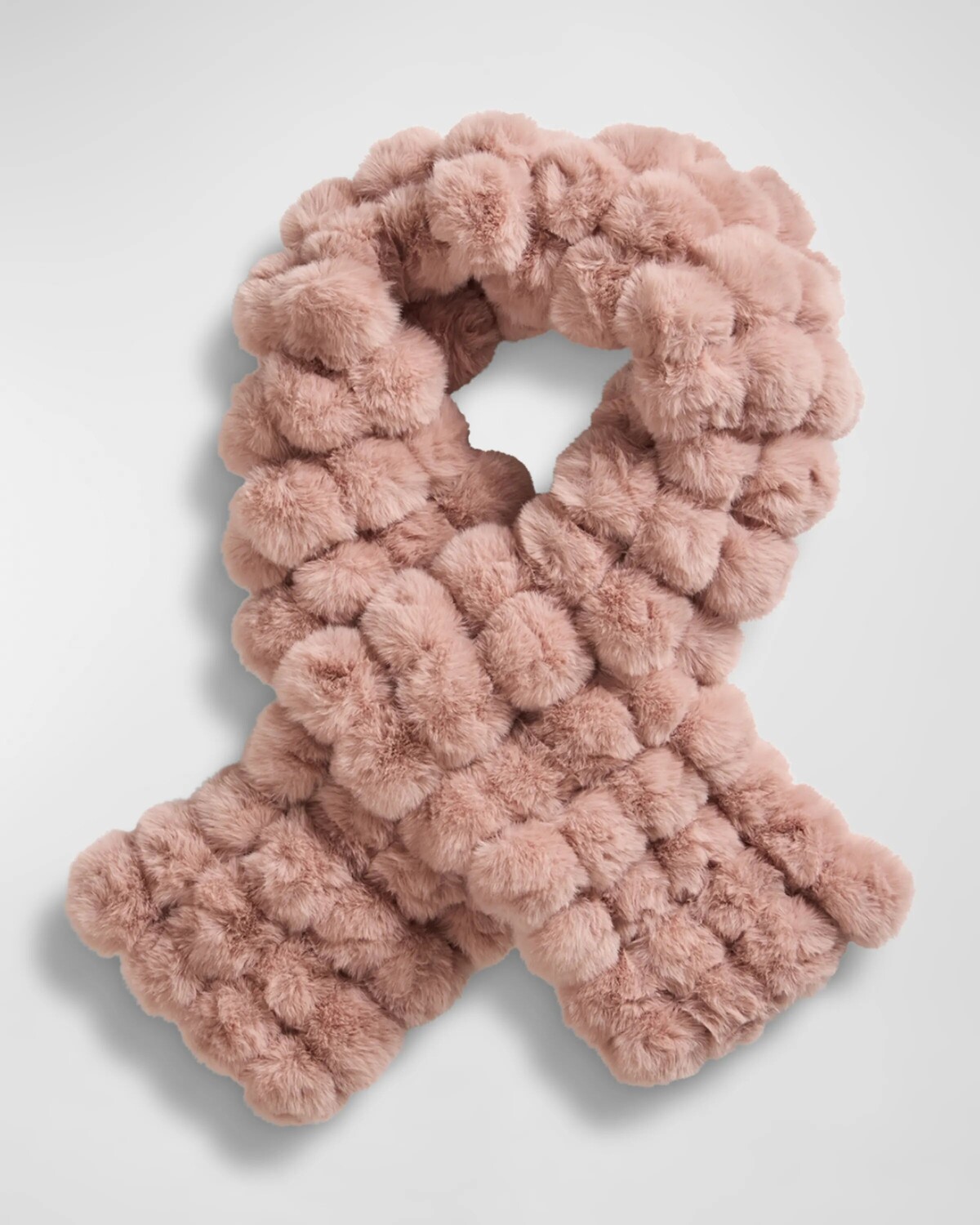 

Шарф из искусственного меха Poppy Pom Fabulous Furs, красный