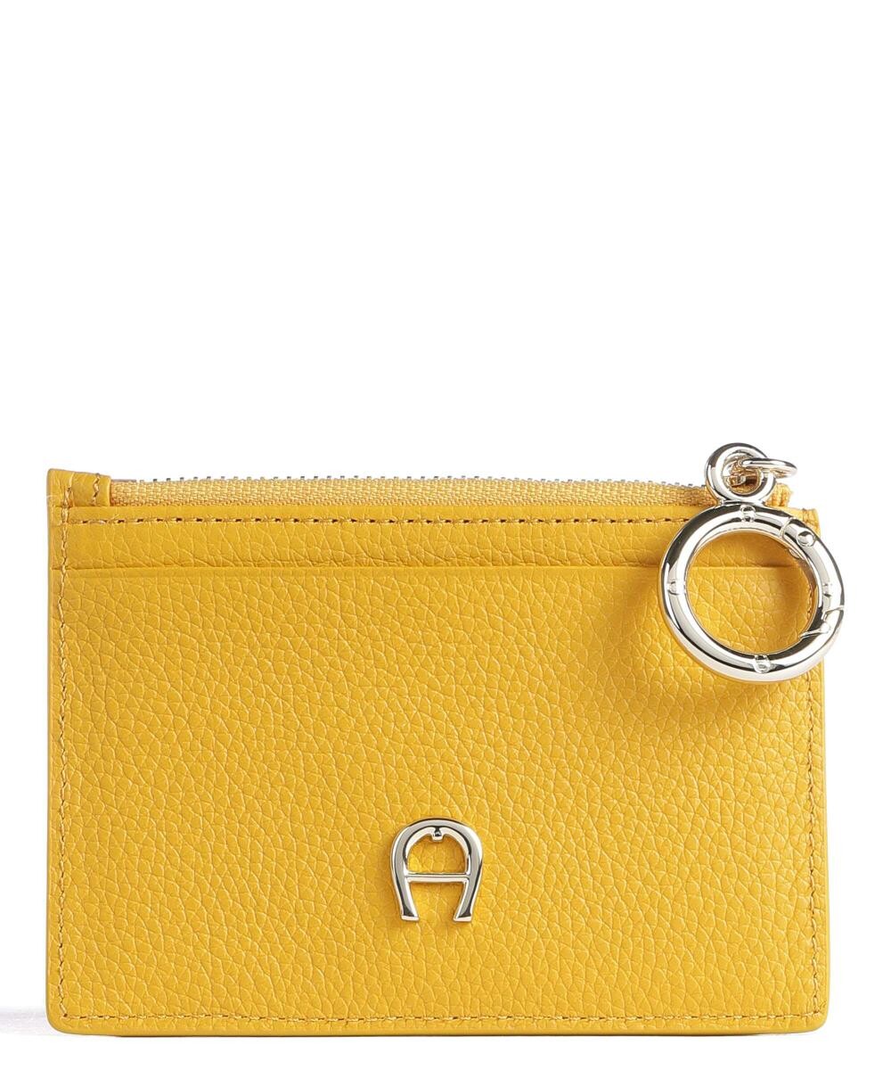 

Кошелек Zita из зернистой яловой кожи Aigner, желтый