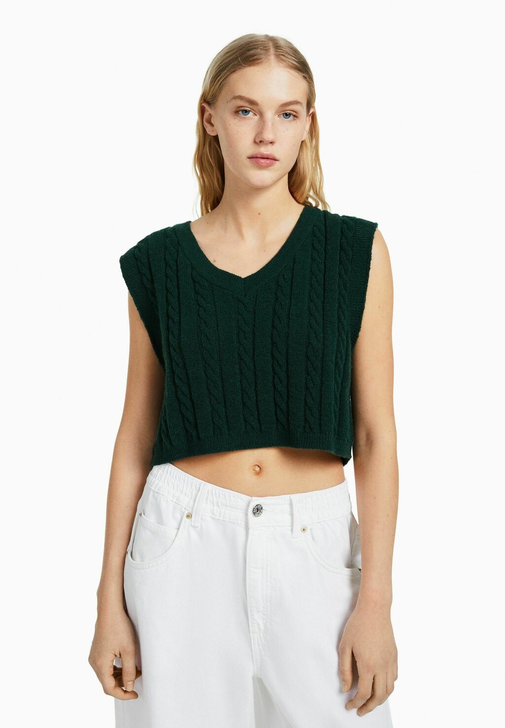 

Топ Bershka, зеленый