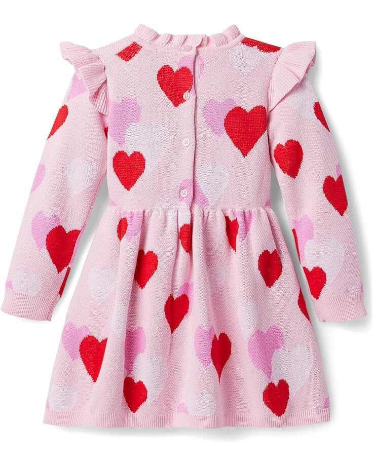 

Платье Janie and Jack Heart Sweater Dress, белый