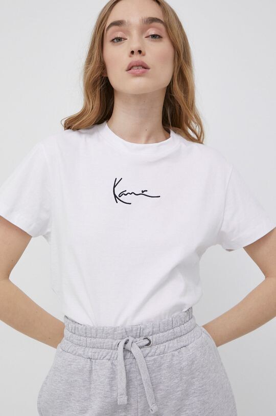 

Хлопковая футболка Karl Kani, белый