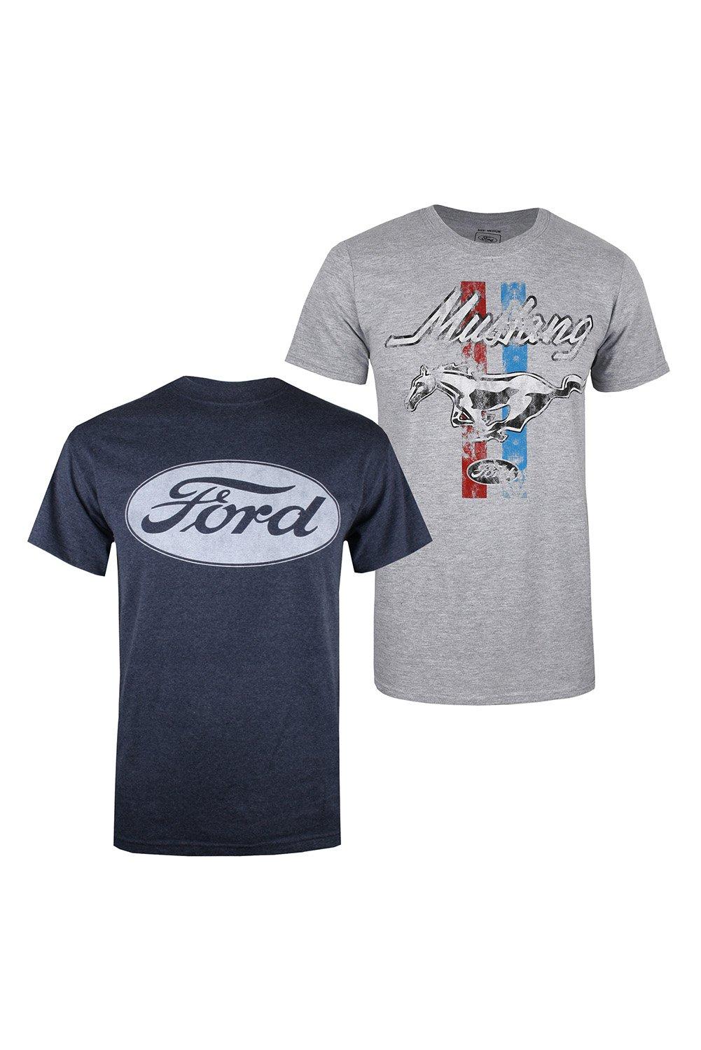Комплект мужских футболок Ford & Mustang Pack, 2 шт., мультиколор