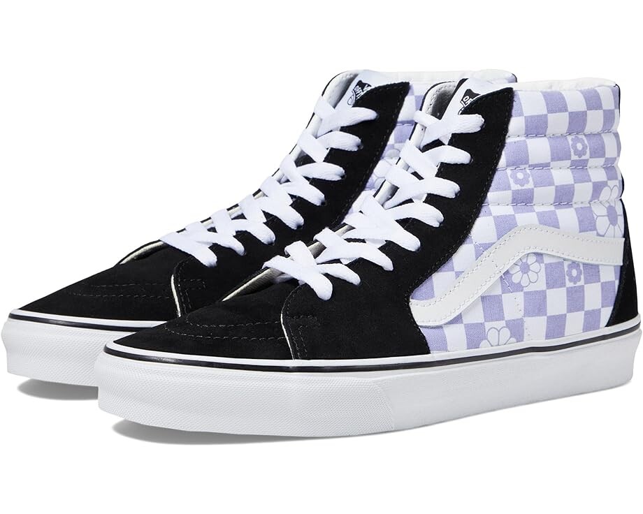 

Кроссовки Vans Sk8-hi, цвет Floral Check Lavender/Black