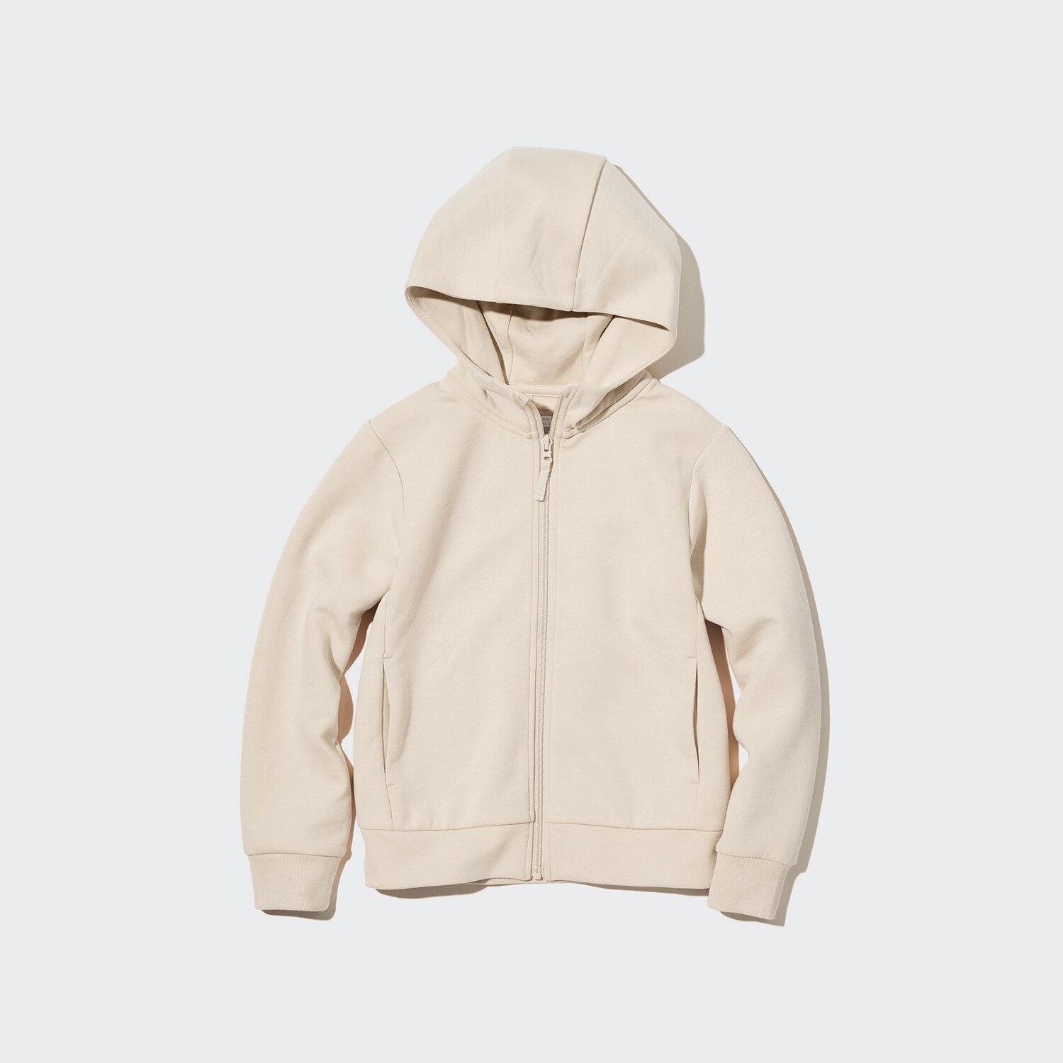 

Худи UNIQLO на молнии с длинными рукавами, бежевый