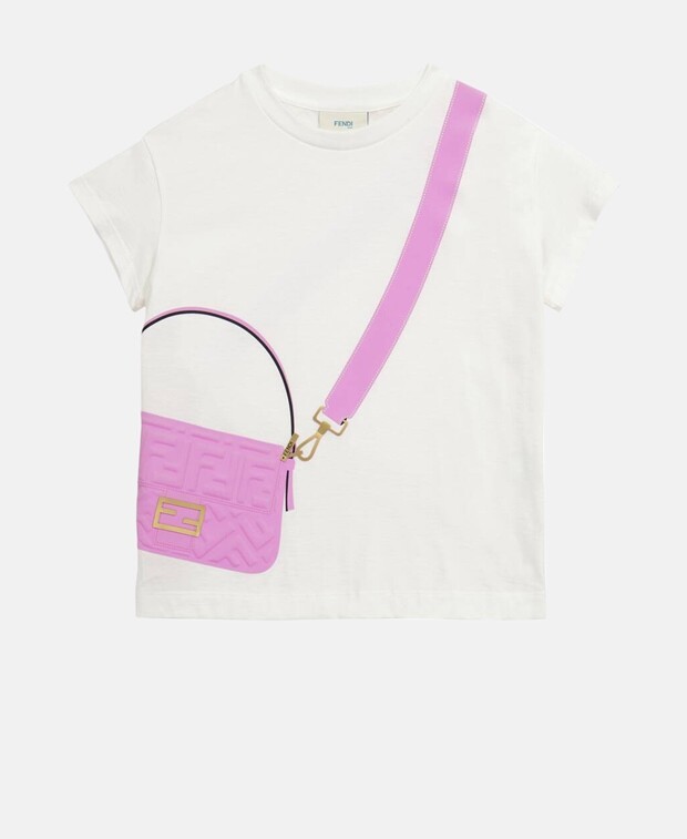 

Футболка Fendi, цвет Wool White