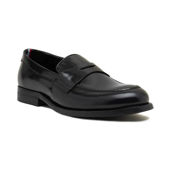 

Лакированные кожаные лоферы Thunit Tommy Hilfiger, черный