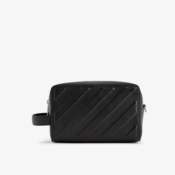

Кожаный клатч Diag Off-White, черный