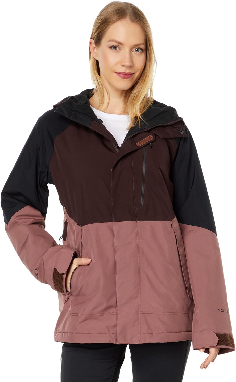 

Куртка Aris Insulated Gore Jacket Volcom Snow, цвет Black Plum
