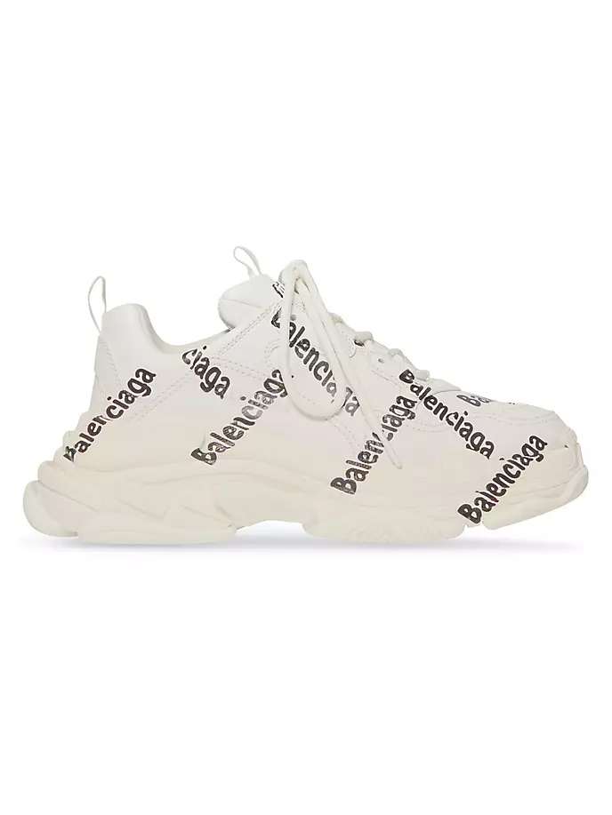 

Кроссовки с логотипом Triple S Balenciaga, черный
