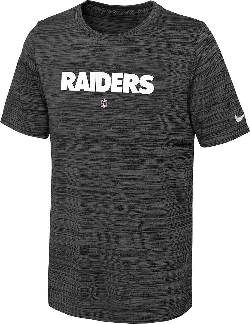 

Черная футболка Nike Youth Las Vegas Raiders Sideline Velocity