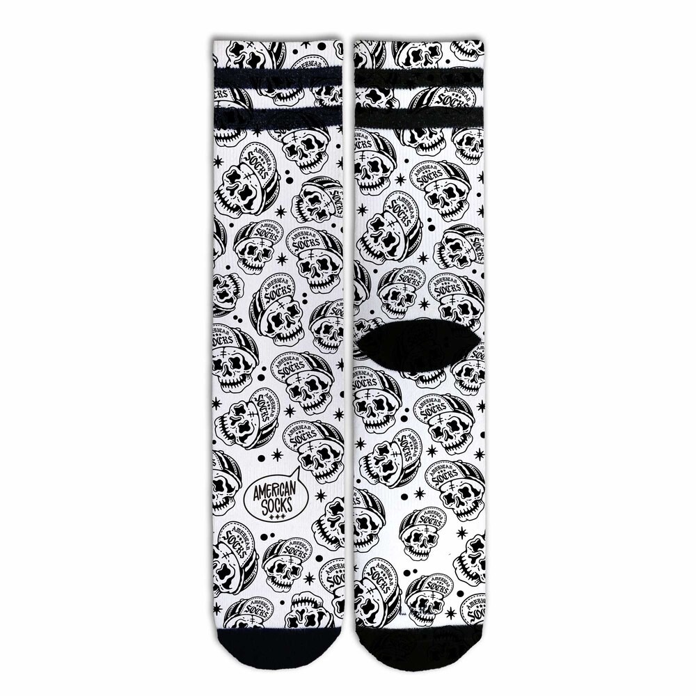 

Носки American Skater Skull Coolmax 40066340814947, белый