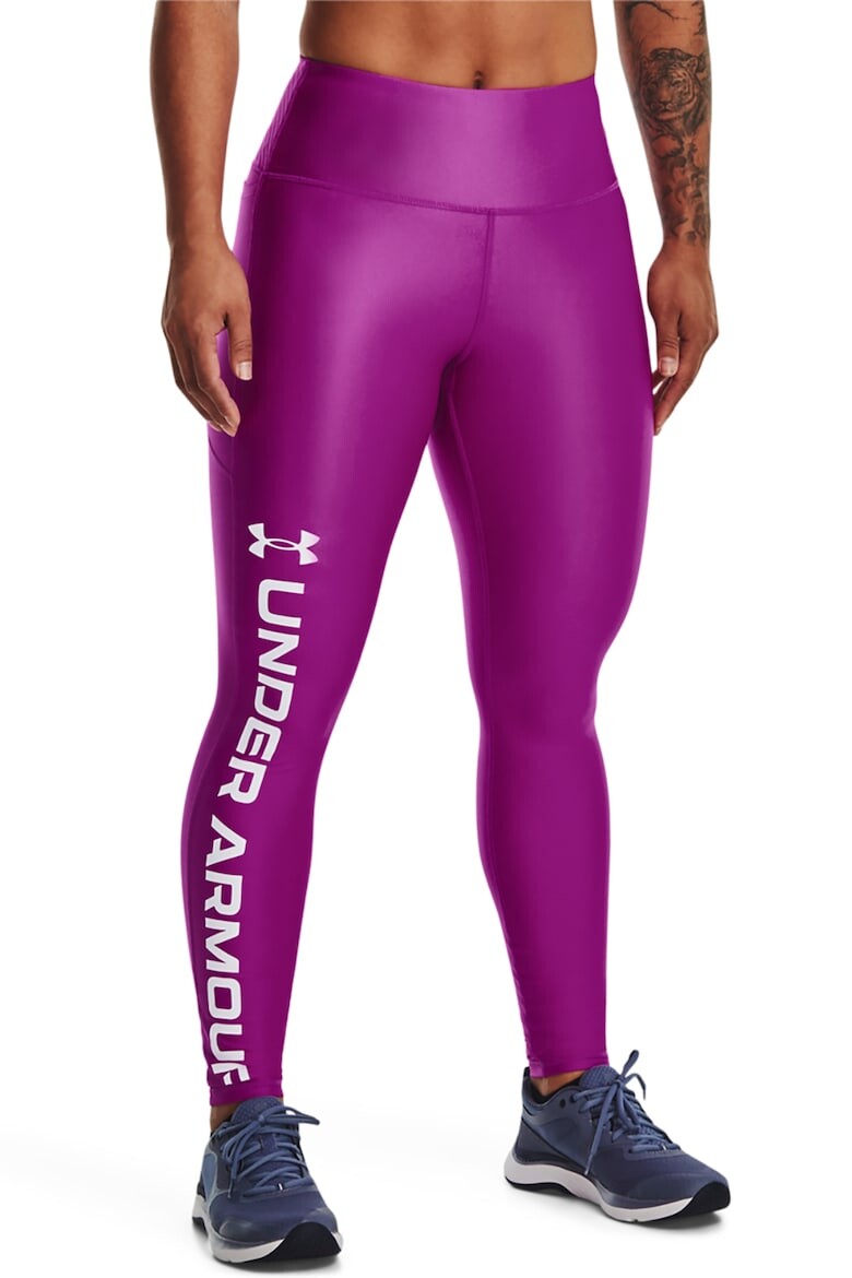 

Леггинсы для фитнеса со средней посадкой и логотипом Under Armour, белый