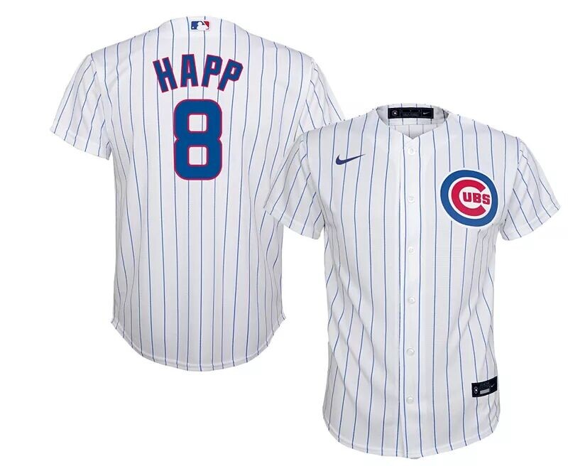 

Белая классная базовая майка Nike Youth Chicago Cubs Ian Happ #8