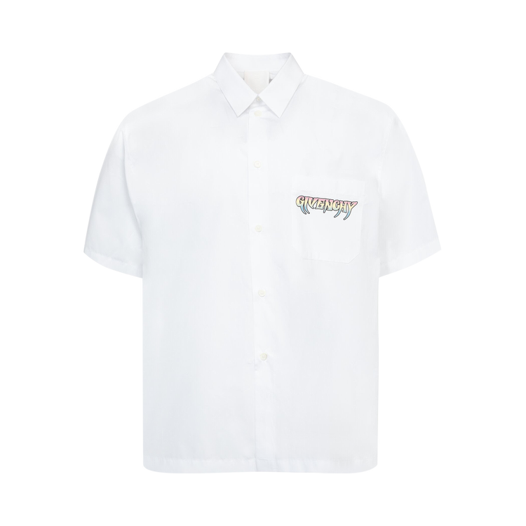 Рубашка Givenchy Summer Tour Printed 'White', белый рубашка givenchy cropped white белый