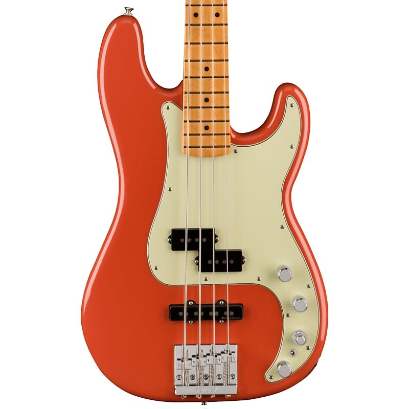 

Басс гитара Fender Player Plus Precision Bass Guitar, Maple, Fiesta Red