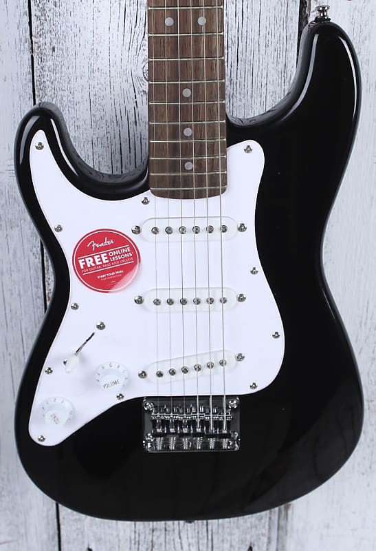 Электрогитара Fender Squier Mini Stratocaster Left Handed Electric Guitar Lefty Strat Black