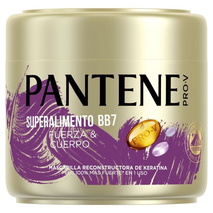 

BB-крем Mascarilla Intensiva Superalimento BB7 Fuerza y Cuerpo Pantene, 300 ml
