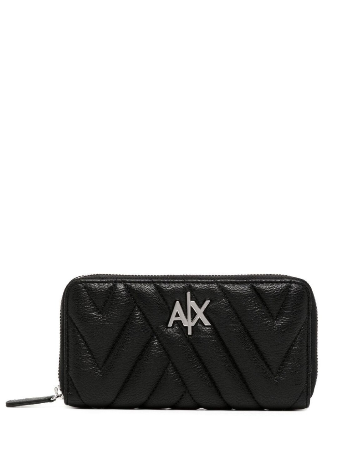 

Armani Exchange стеганый кошелек с логотипом, черный
