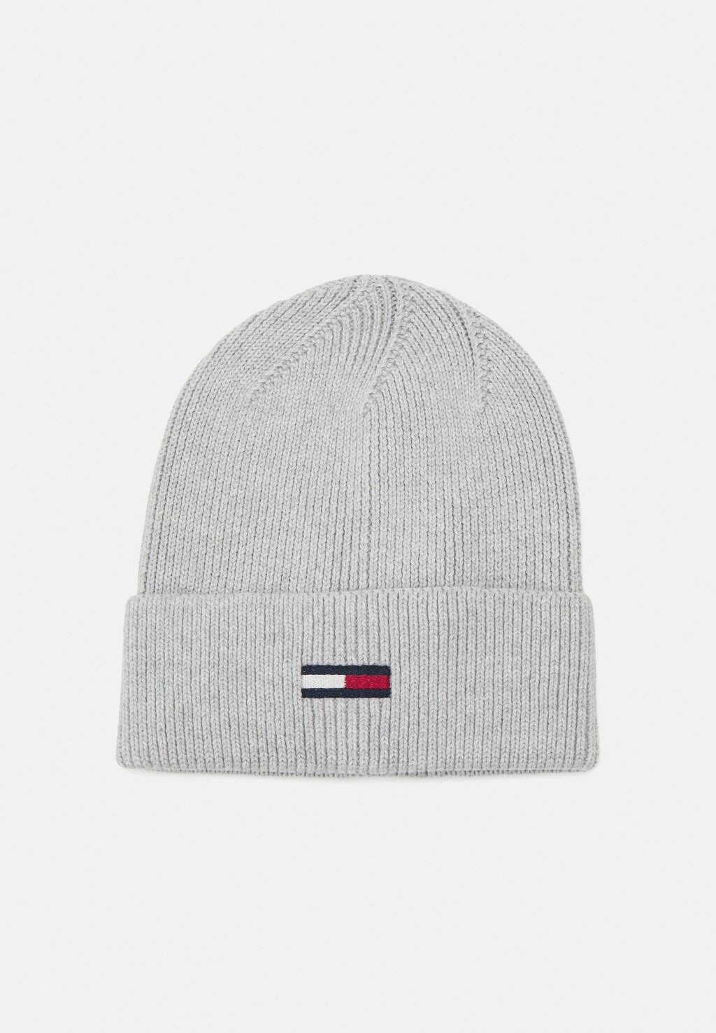 

Шапка ELONGATED FLAG BEANIE Tommy Hilfiger, светло-серый