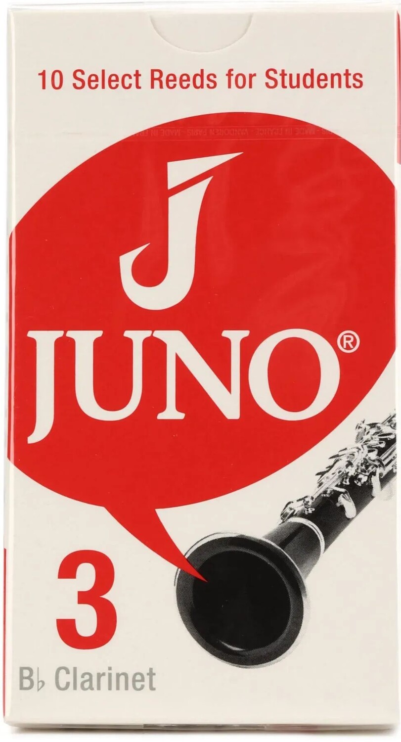 

Трости для кларнета Juno JCR013 Bb — 3,0 (10 шт.)