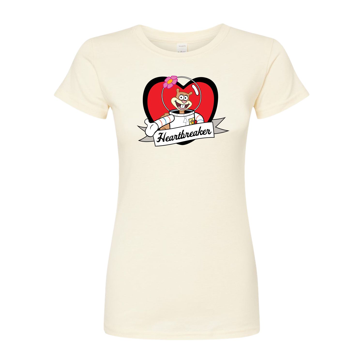 Детская футболка с рисунком «Губка Боб «Сердцеед»» Sandy Licensed Character детская футболка енот сердцеед 128 красный