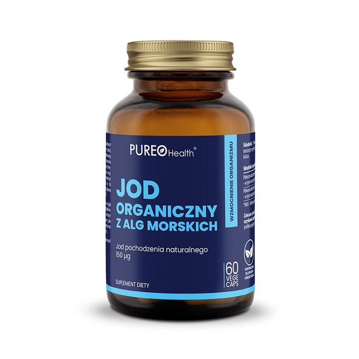 Pureo Health Jod Organiczny z Alg Morskich препарат, содержащий йод, 60 шт. flos пузырчатка 50 г