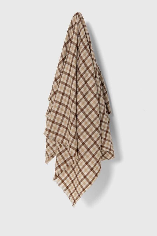 

Шерстяной шарф Weekend Max Mara, бежевый