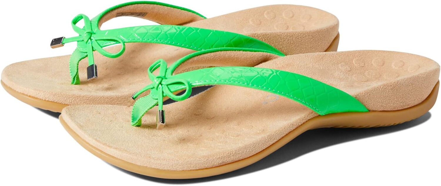 

Шлепанцы Bella VIONIC, цвет Electric Green Croc