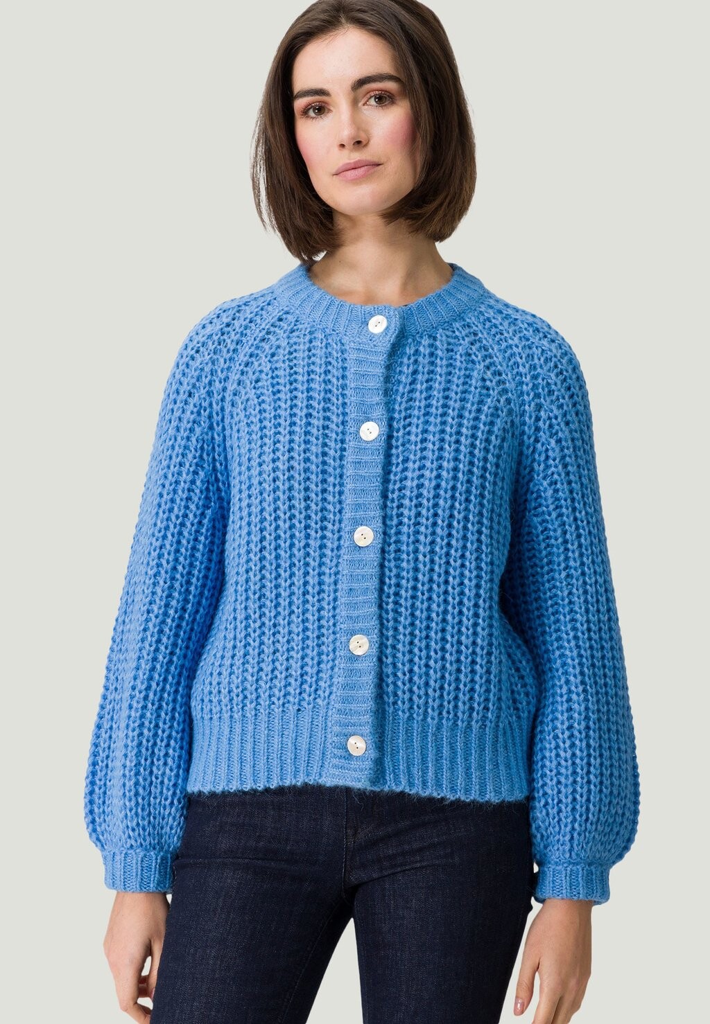 

Кардиган zero, цвет middle blue melange