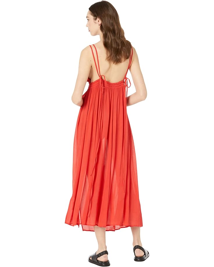 Платье AllSaints Rosa Dress, красный