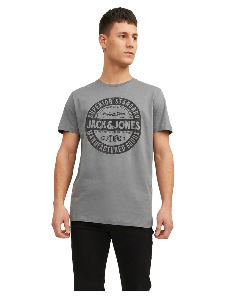 

Футболка Jack & Jones Jeans 23/24 Short Sleeve O Neck, серый